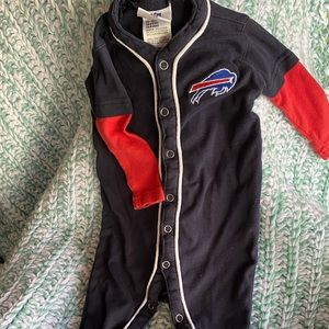 Buffalo bills one piece- size 3-6mo